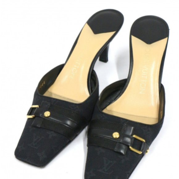 LOUIS VUITTON  Monogram mules - Picture 1 of 5